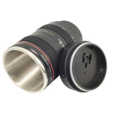 Load image into Gallery viewer, Luxe Life Camera Lens Stainless Steel Lined Thermos Tea and Coffee Travel Mug Flask
