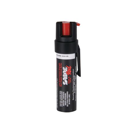 Sabre Compact Pepper Spray with Belt Clip (Black)