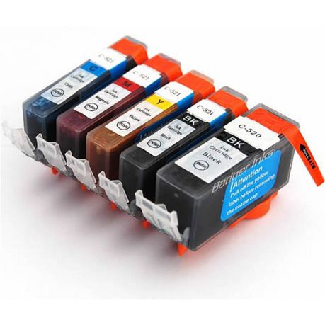 Compatible Ink Canon 520 / 521 Value Pack Combo Deal (B,C,M,Y) - Black & Al Buy Online in Zimbabwe thedailysale.shop