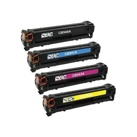 HP 125A / CB540A / CB541A/ CB542A / CB543A Toner Cartridge Multipack - Compatible Buy Online in Zimbabwe thedailysale.shop