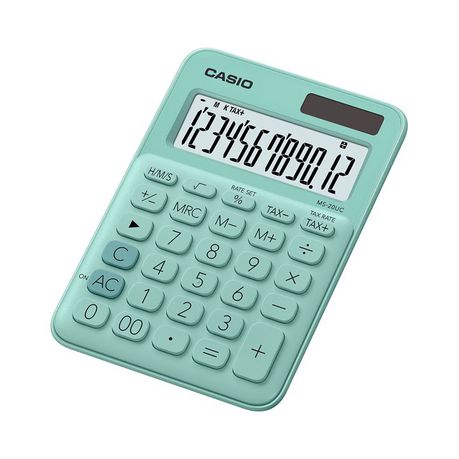 Casio MS-20UC Desktop Calculator - Green