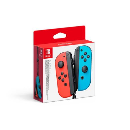 Joy-con Pair Neon Red/Blue Nintendo Switch Buy Online in Zimbabwe thedailysale.shop