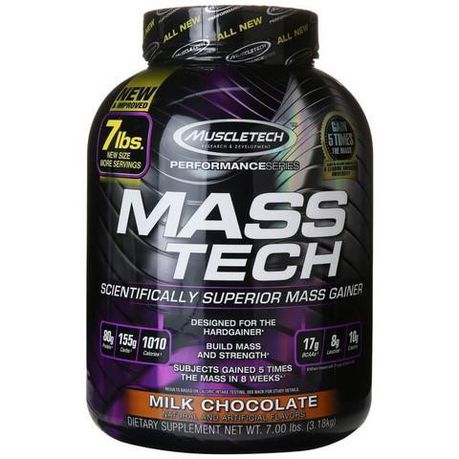 MuscleTech Mass-Tech Performance Series Chocolate - 3.18kg Buy Online in Zimbabwe thedailysale.shop