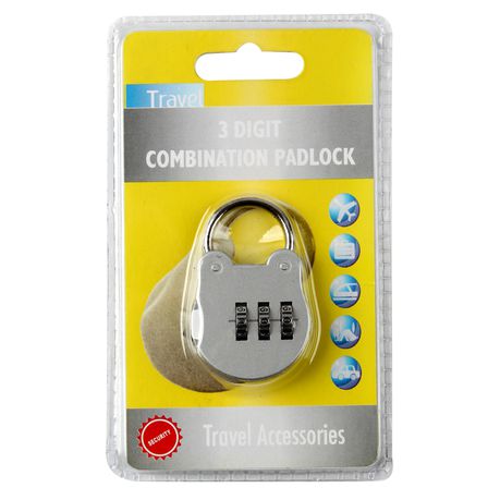 Travel-Quip Combo Padlock - 3 Digit Buy Online in Zimbabwe thedailysale.shop