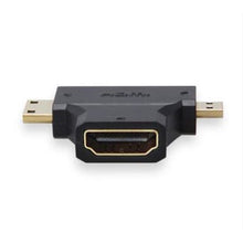 Load image into Gallery viewer, Cable Matters (2 in 1) Gold-Plated Mini-HDMI + Micro-HDMI to HDMI Adaptor
