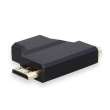 Load image into Gallery viewer, Cable Matters (2 in 1) Gold-Plated Mini-HDMI + Micro-HDMI to HDMI Adaptor
