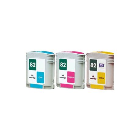 HP 82XL / C4911 / C4912 / C4913 Colour Ink Cartridge Multipack - Compatible Buy Online in Zimbabwe thedailysale.shop