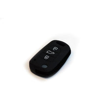 Load image into Gallery viewer, Silicone Car Key Protector - Hyundai / Kia 3 Button (Black)
