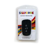 Load image into Gallery viewer, Silicone Car Key Protector - Hyundai / Kia 3 Button (Black)
