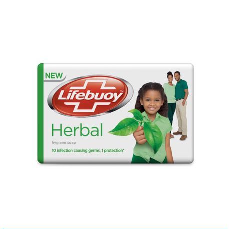 Lifebuoy Herbal Soap Bar 175g - White & Green