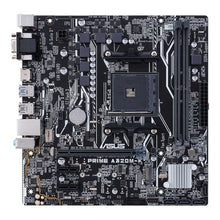 Load image into Gallery viewer, ASUS PRIME A320M-K AMD AM4 mATX motherboard with LED lighting
