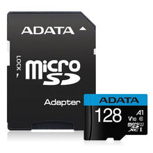 Load image into Gallery viewer, Adata 128GB UHS-I A1 MicroSDXC Card
