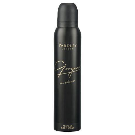 Yardley Gorgeous In Black Body Spray - 150ml Buy Online in Zimbabwe thedailysale.shop