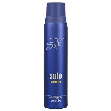 Lentheric Fragrance Solo Energy Deodorant - 250ml Buy Online in Zimbabwe thedailysale.shop