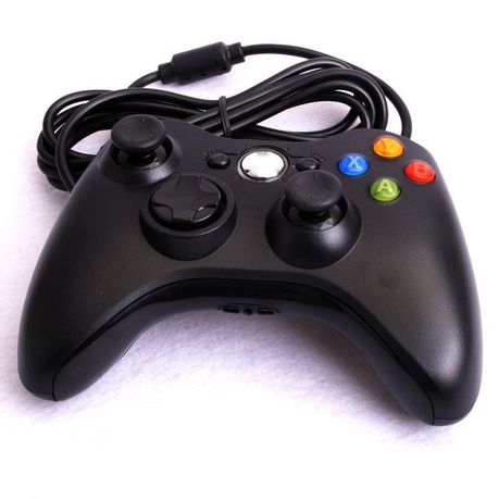 Non-Branded Wired Controller Gamepad Compatible For Xbox 360 Game Console & PC - Black