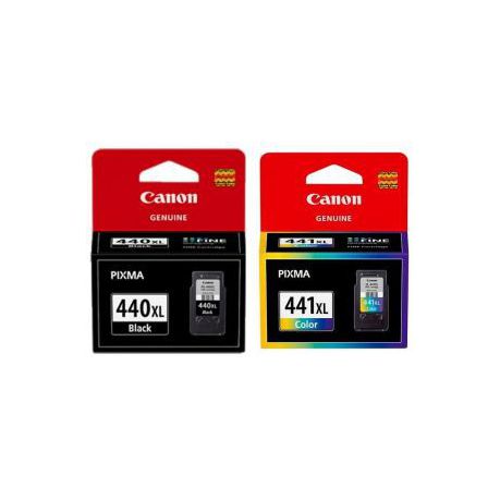 Canon Ink PG440XL & CL441XL - Black & Tri Colour Cartridge (OEM)