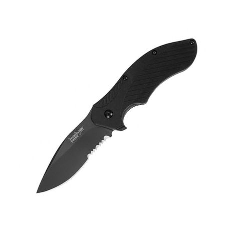 Kershaw Clash Partial Serration Black Pocket Knife - K1605CKTST Buy Online in Zimbabwe thedailysale.shop