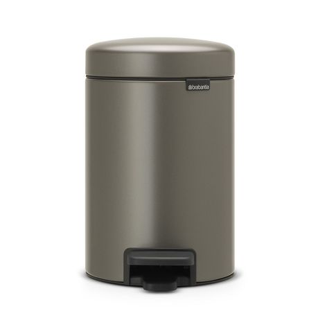 Brabantia - New Icon Pedal Bin - 3 Litre Platinum Buy Online in Zimbabwe thedailysale.shop