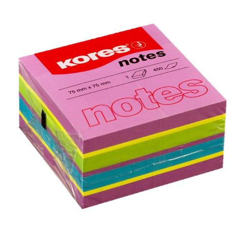 Kores Cubo Notes - Spring Colours  (450 Sheets) Buy Online in Zimbabwe thedailysale.shop