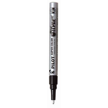 Pilot Super Colour Fine Paint Marker - Silver Buy Online in Zimbabwe thedailysale.shop