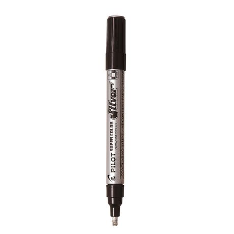 Pilot Super Colour Broad Paint Marker - Silver Buy Online in Zimbabwe thedailysale.shop