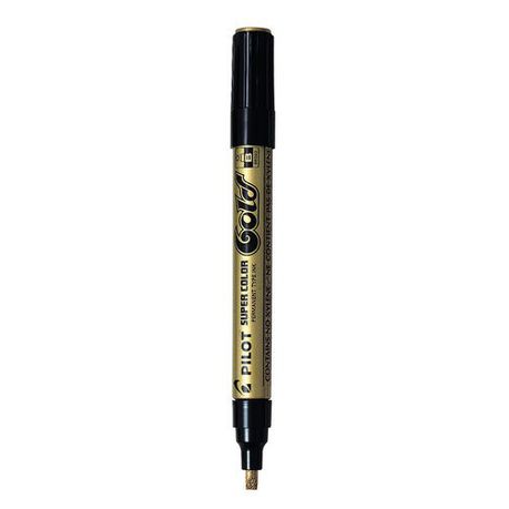 Pilot Super Colour Broad Paint Marker - Gold Buy Online in Zimbabwe thedailysale.shop