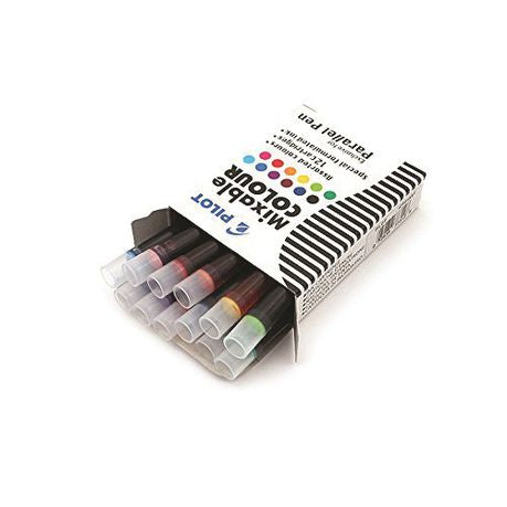 Pilot Parallel Pen Cartridge Refills - 12 Assorted Colours Buy Online in Zimbabwe thedailysale.shop