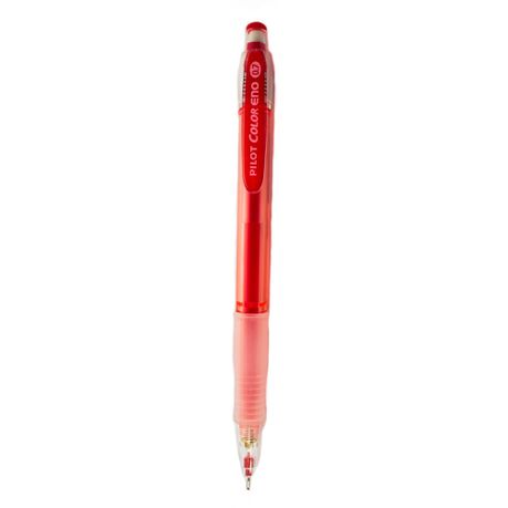 Pilot HCR-197 Colour Eno Clutch 0.7mm Pencil - Red Barrel & Lead