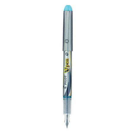 Pilot V Pen Medium Disposable Fountain Pen - Light Blue