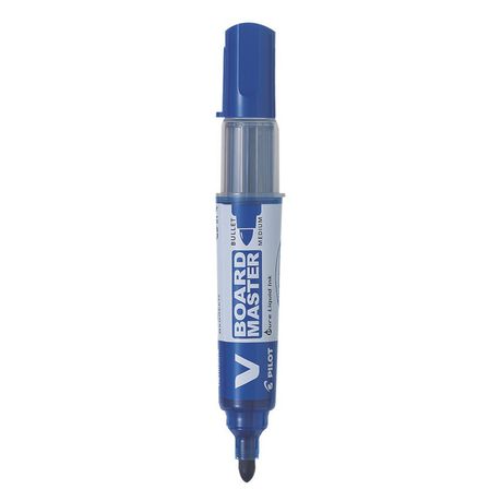 Pilot V Board Master Bullet Tip Whiteboard Marker - Blue