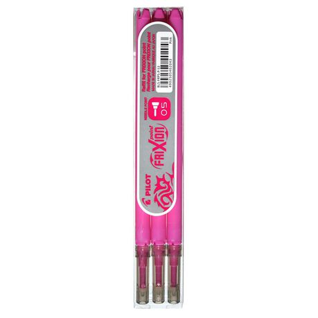 Pilot Frixion Point Erasable Pen Refills - 0.5mm Pink (3 Pack) Buy Online in Zimbabwe thedailysale.shop