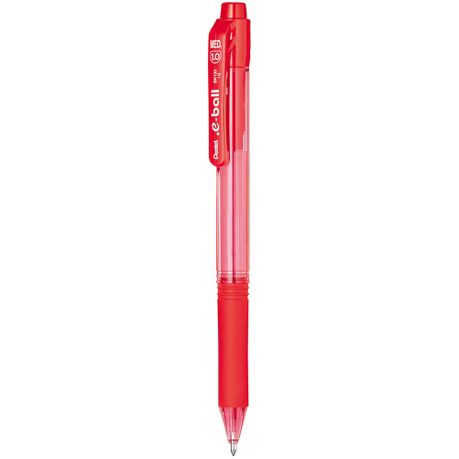 Pentel e-ball 1.0mm Rectractable Ballpoint Pen - Red Buy Online in Zimbabwe thedailysale.shop