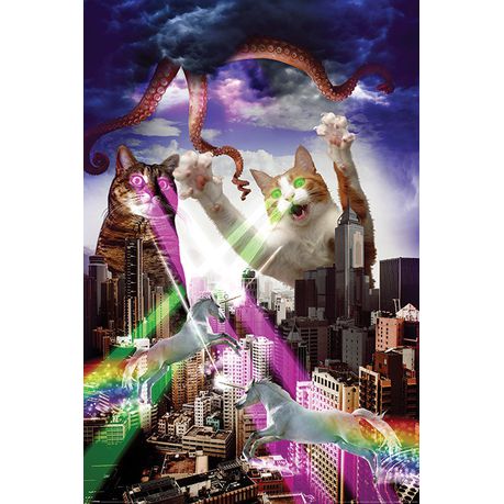 Apocalypse Meow Cat Poster