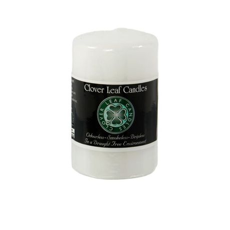 Clover Leaf Candles - Decor Pillar Candle - 4 x 8cm