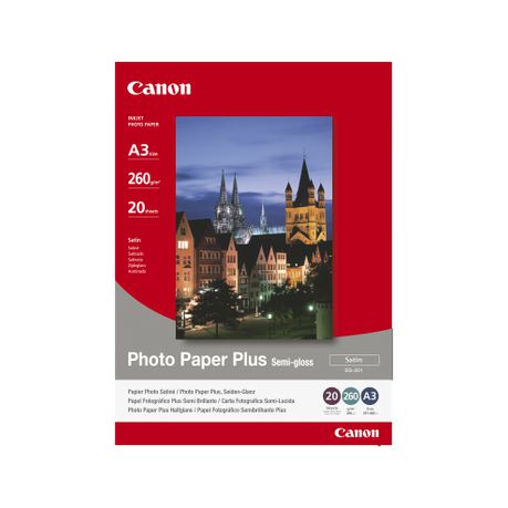 Canon SG-201 Semi Gloss A3 Photo Paper (20 Sheets)