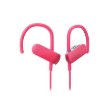 Load image into Gallery viewer, Audio-Technica Wireless In-Ear Sports Headphones Pink
