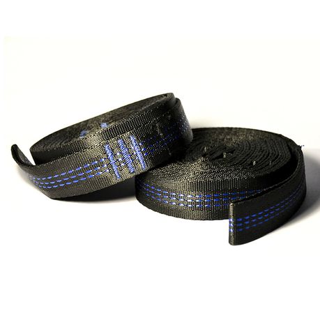 Kiwano Gear Hammock Tree Straps - Black & Blue