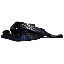 Load image into Gallery viewer, Kiwano Gear Hammock Tree Straps - Black &amp; Blue
