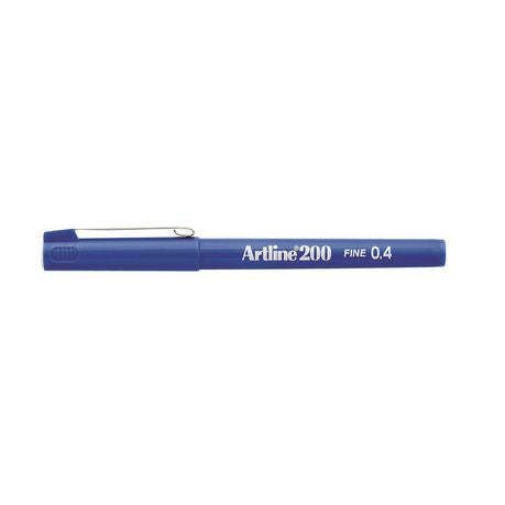 Artline - EK 200 Writing Pen 0.4mm - Blue