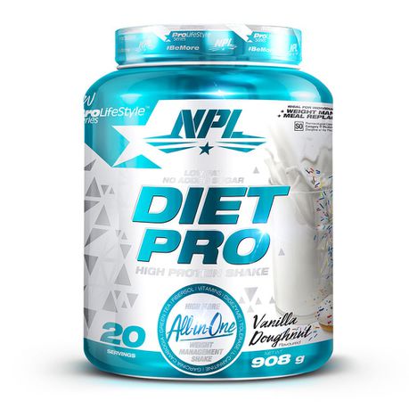 NPL Diet Pro, Vanilla Doughnut - 908g Buy Online in Zimbabwe thedailysale.shop