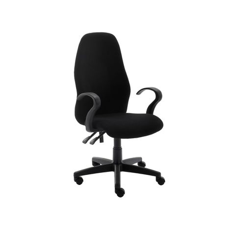 Ascot High Back Office Chair with Arms  Buy Online in Zimbabwe thedailysale.shop