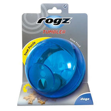 Load image into Gallery viewer, Rogz - Tumbler - Treat Dispenser - Medium - Blue
