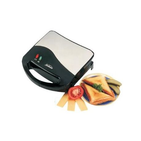 Sunbeam - 2 Slice Chrome Sandwich Maker