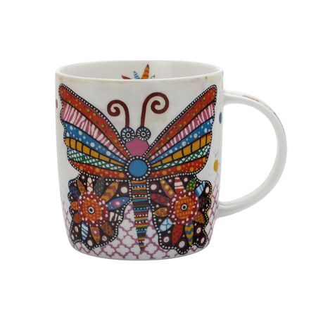 Maxwell & Williams - 370ml Smile Style Mug Flutter