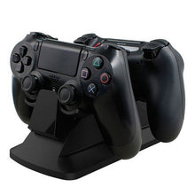 Load image into Gallery viewer, Sparkfox - Dual Controller Charging Station - Black (PS4)
