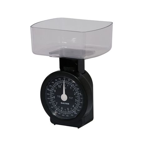 Salter Compact Mechanical Scale - Black & Clear