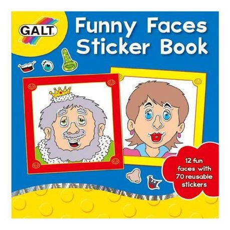 Galt Toys Funny Faces Sticker Book Buy Online in Zimbabwe thedailysale.shop