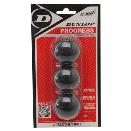 Dunlop Progress Blister Pack 3 Ball