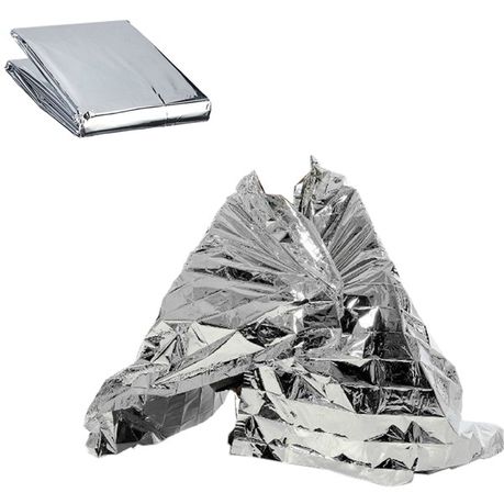 Thermal Emergency Reflective Space Blankets - (Set of 2)