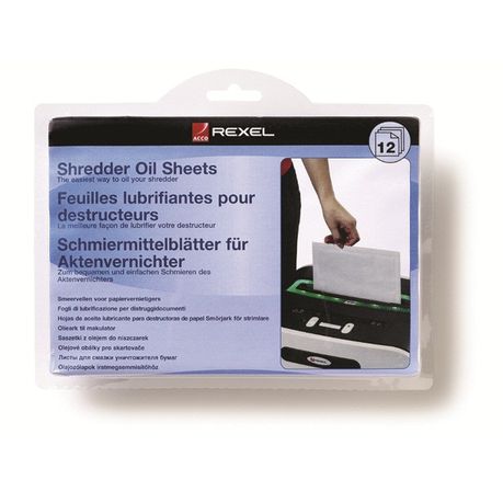 Rexel Shredder Oil Sheets (12 Pack) Buy Online in Zimbabwe thedailysale.shop